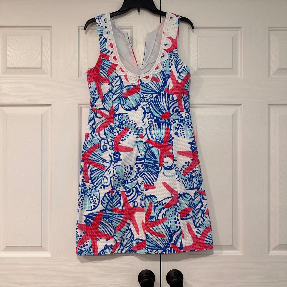 EUC Lilly Pulitzer Janice Sleeveless Shift Dress Size 10 - Picture 5 of 15
